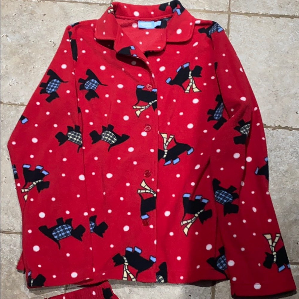 LADIES M PLUSH FLEECE PJ SET